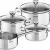 Tefal A705A8 Duetto Topfset 7-teilig, induktionsgeeignet - 