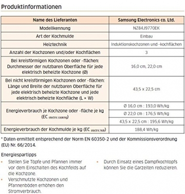 Samsung Induktion Elektro Kochfeld